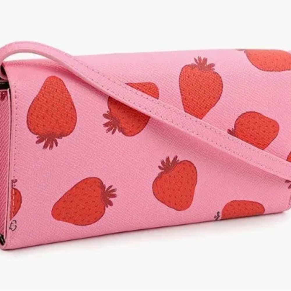 United Colors Of Benetton Pink Crossbody Bag with Strawberry Design - Picture 5 of 5